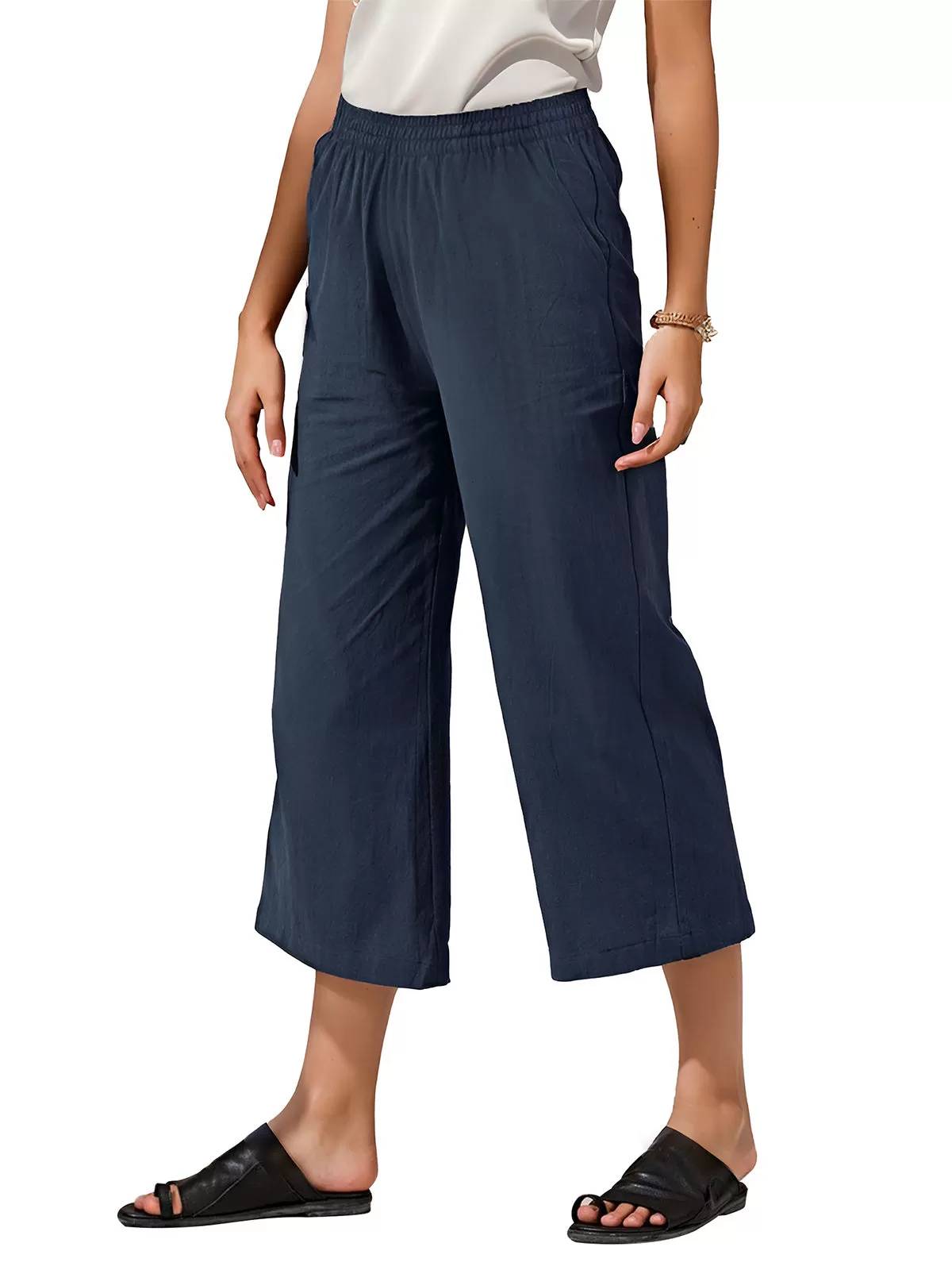 Medium Rise Straight Leg Pants, 2 of 4