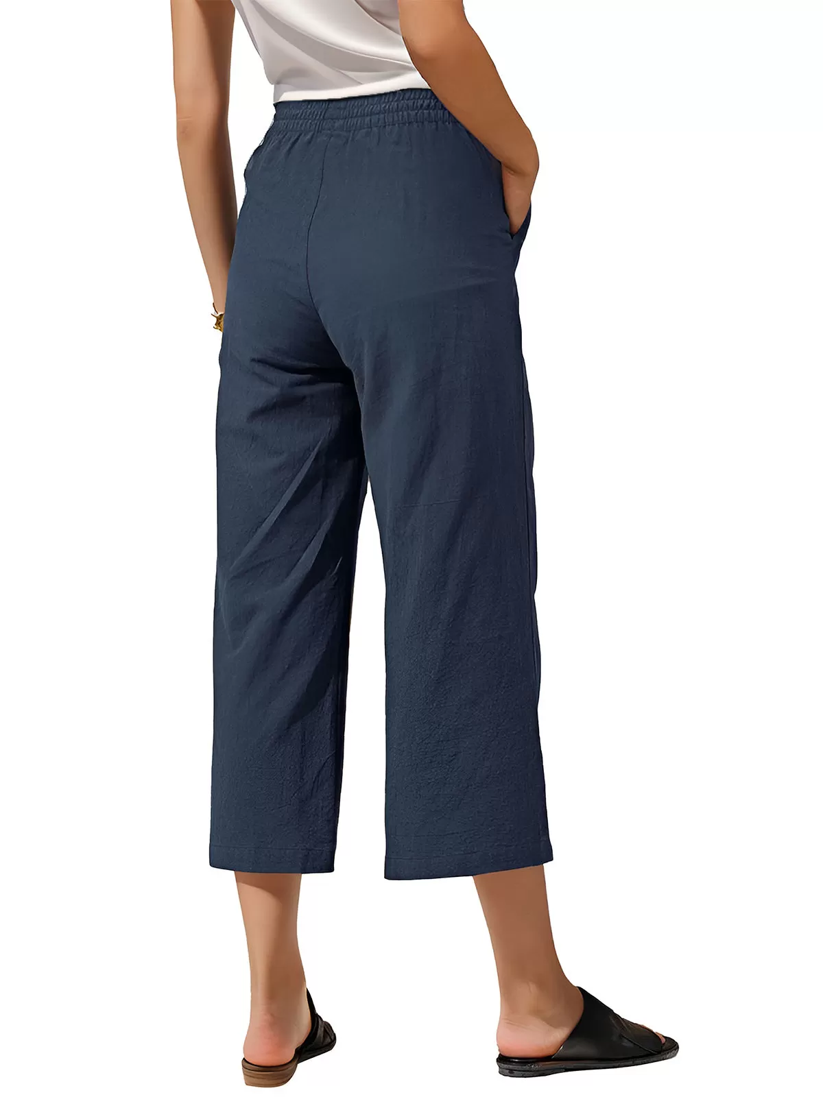 Medium Rise Straight Leg Pants, 3 of 4