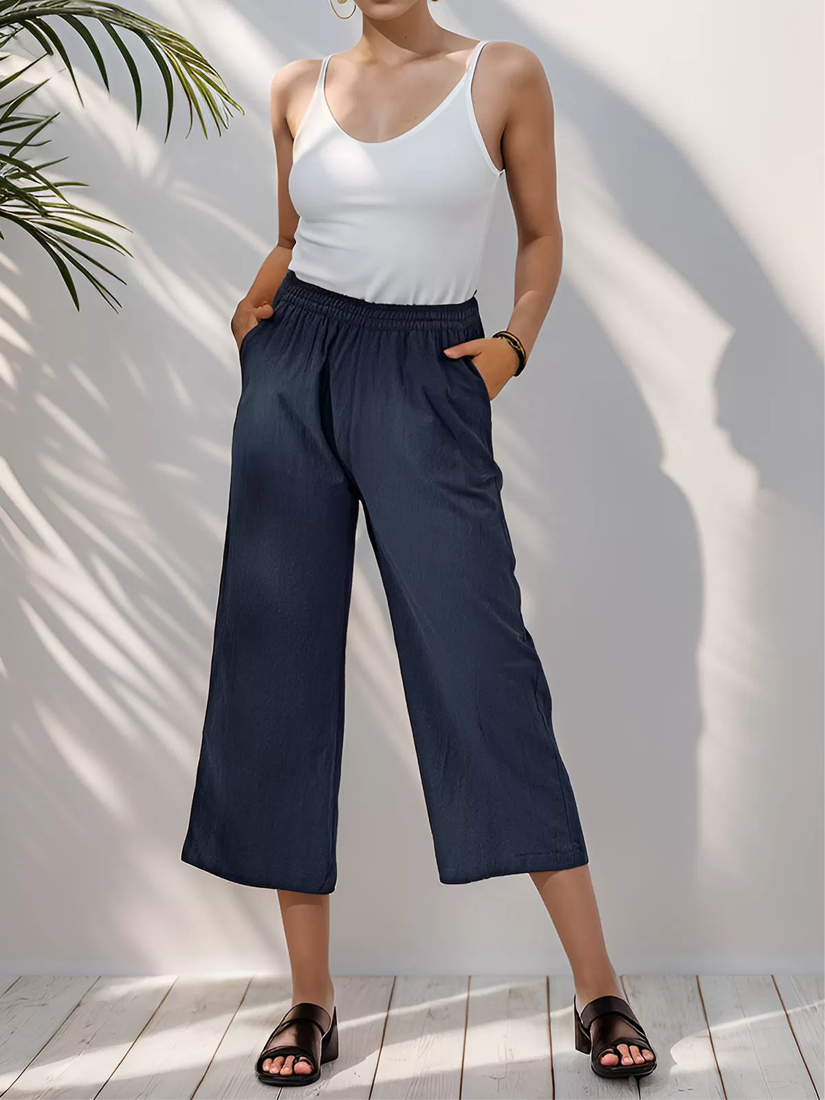 Medium Rise Straight Leg Pants, 4 of 4