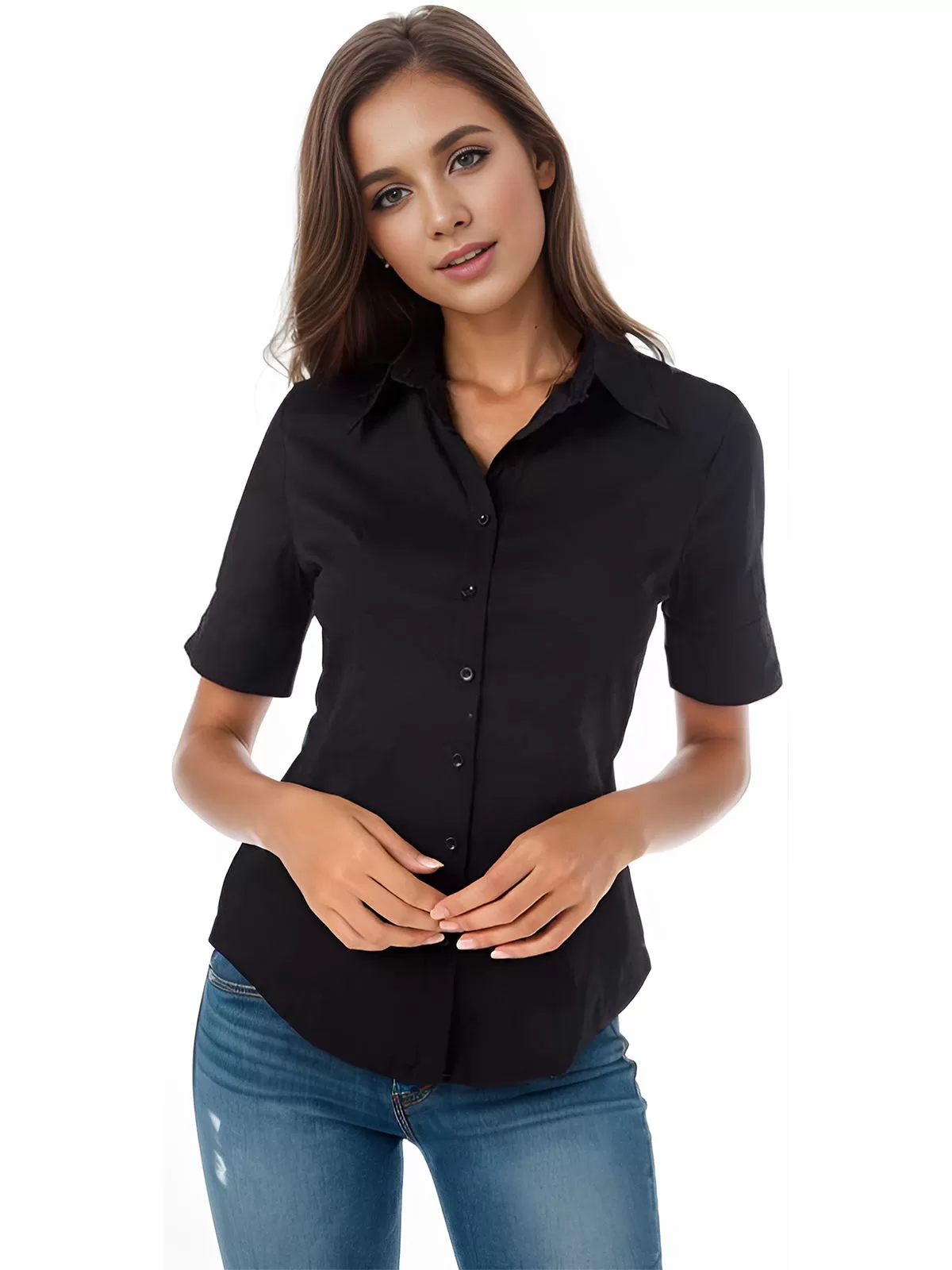 Lapel Short Sleeve Shirt, 2 of 5