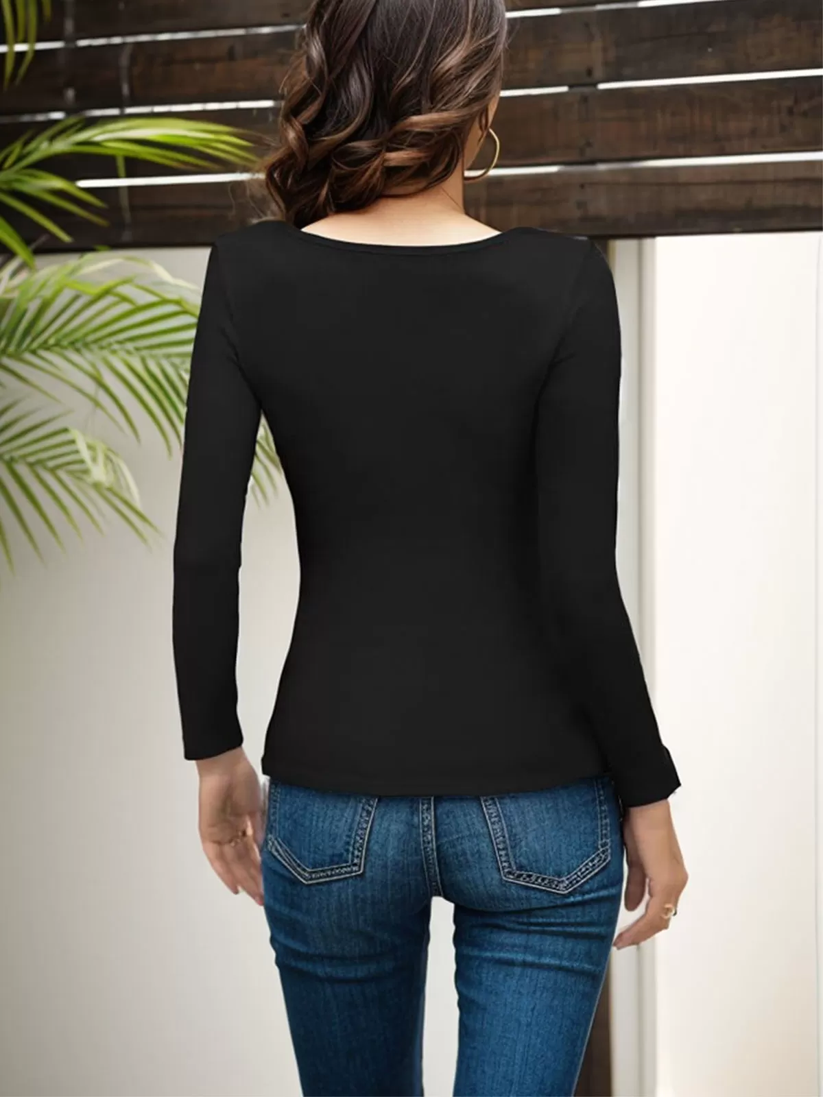 Surplice Long Sleeve T-shirt, 6 of 6
