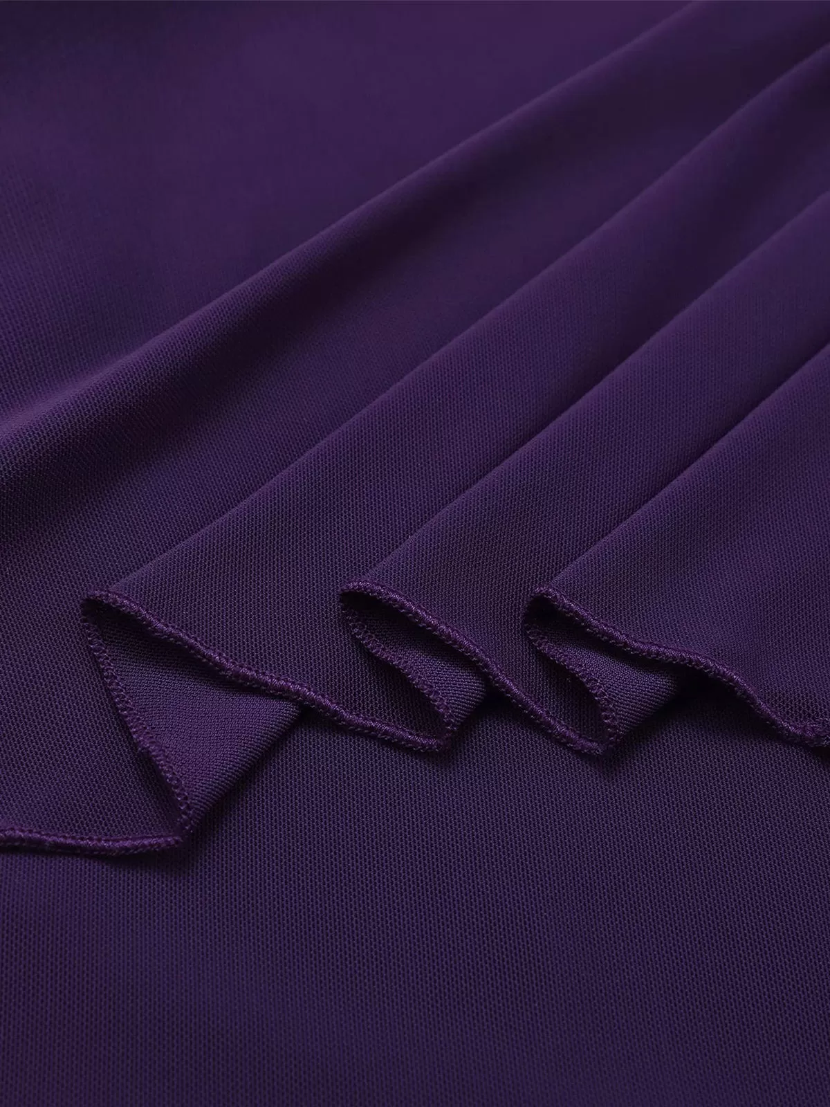 V-neck Flare  Double Layers Mesh Shirt Ruffle Blouse, 5 of 5