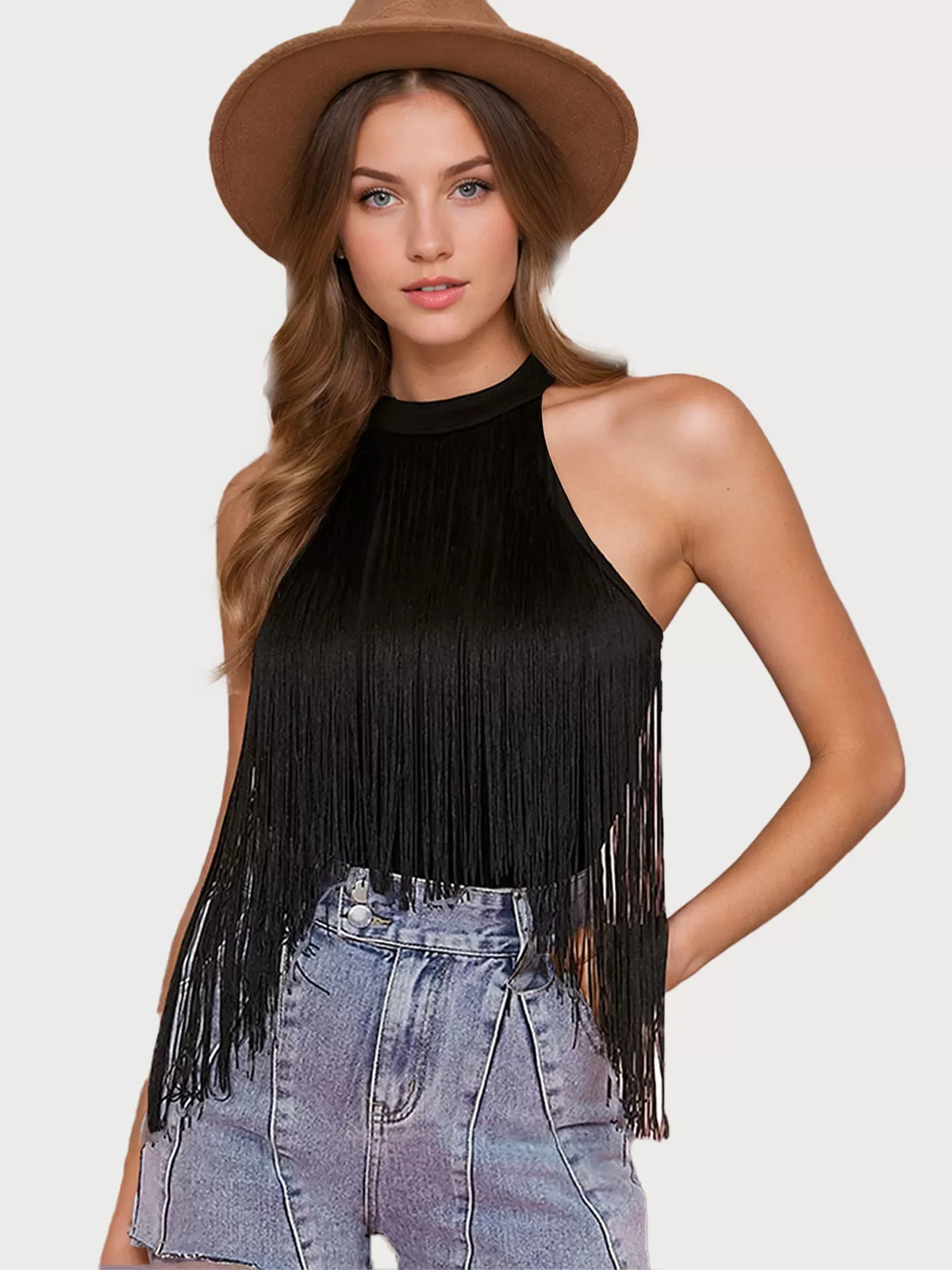 Stand Collar Knit Bodysuit, 1 of 5