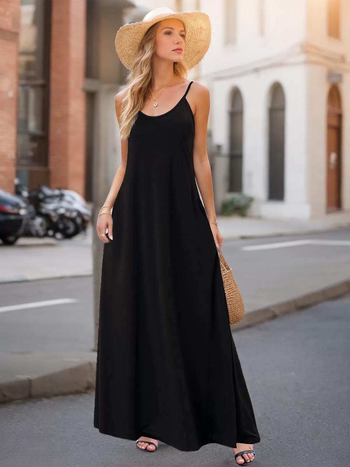 V-neck Knit A-line Dress, 5 of 6