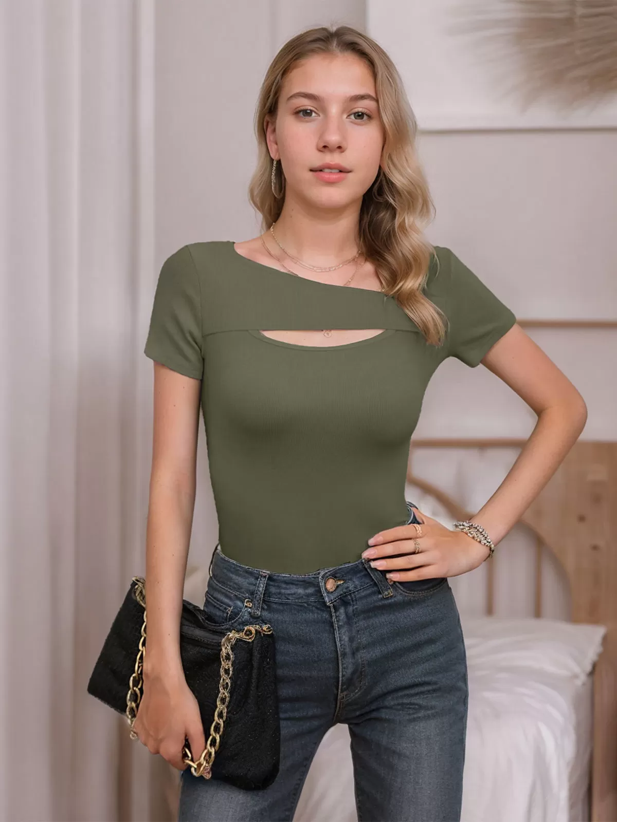 Surplice Short Sleeve T-shirt, 5 of 6