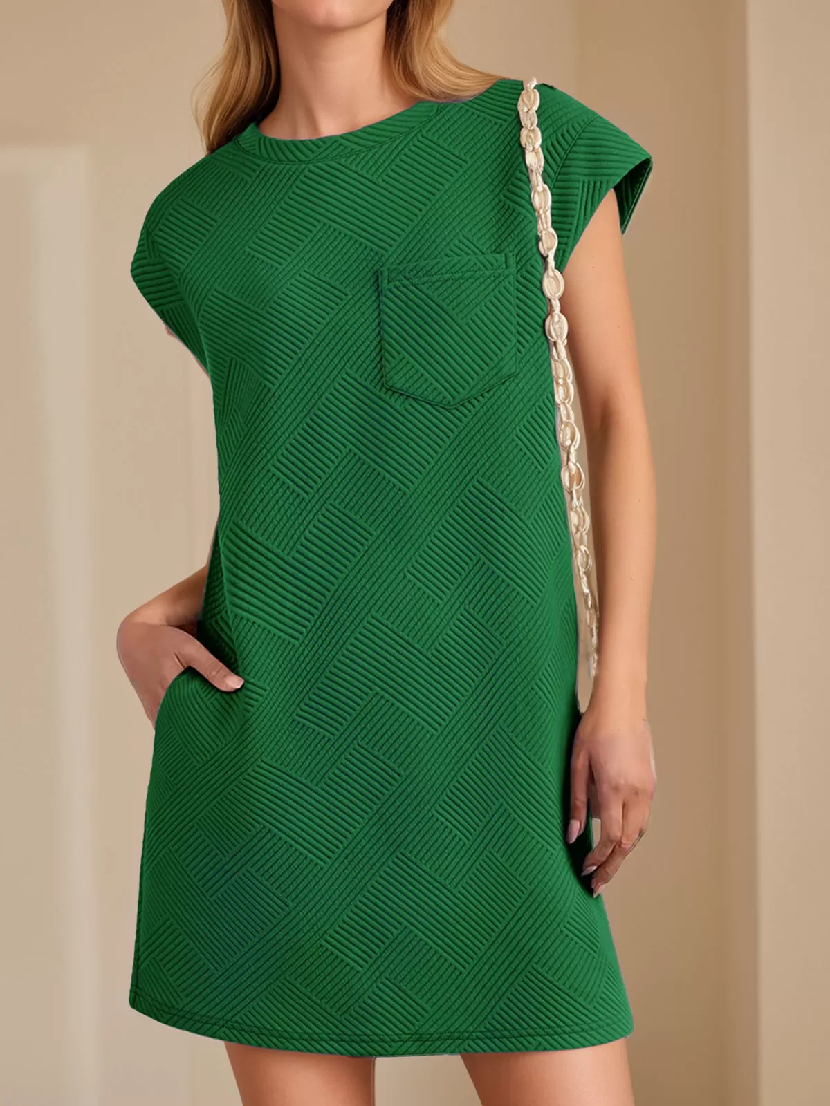 Round Neck A-line Dress, 5 of 5