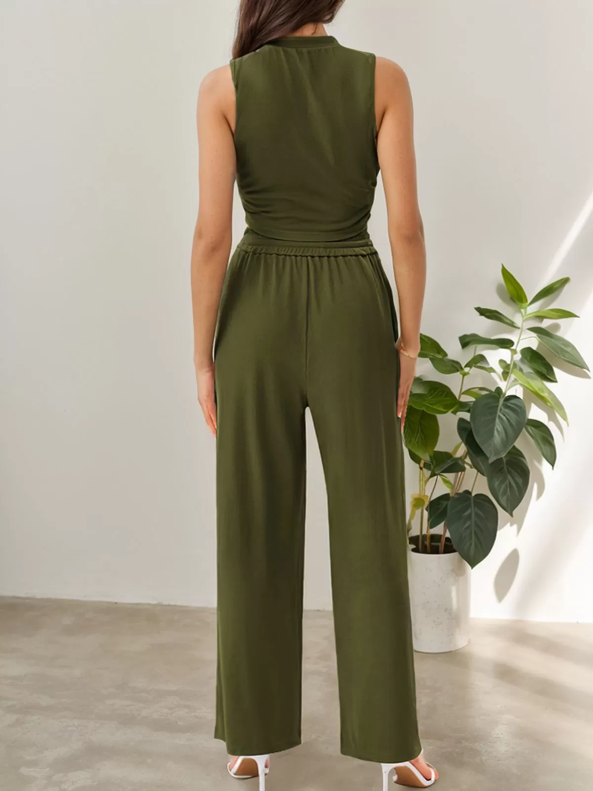 Solid Knitted Tank & Solid Knitted Pants, 2 of 4