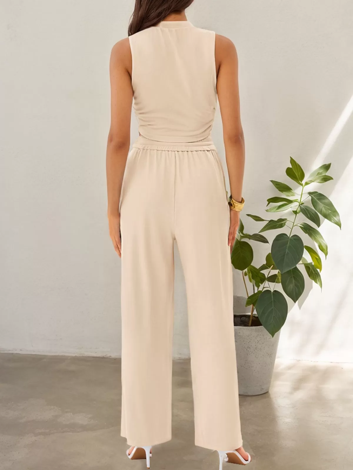 Solid Knitted Tank & Solid Knitted Pants, 2 of 4