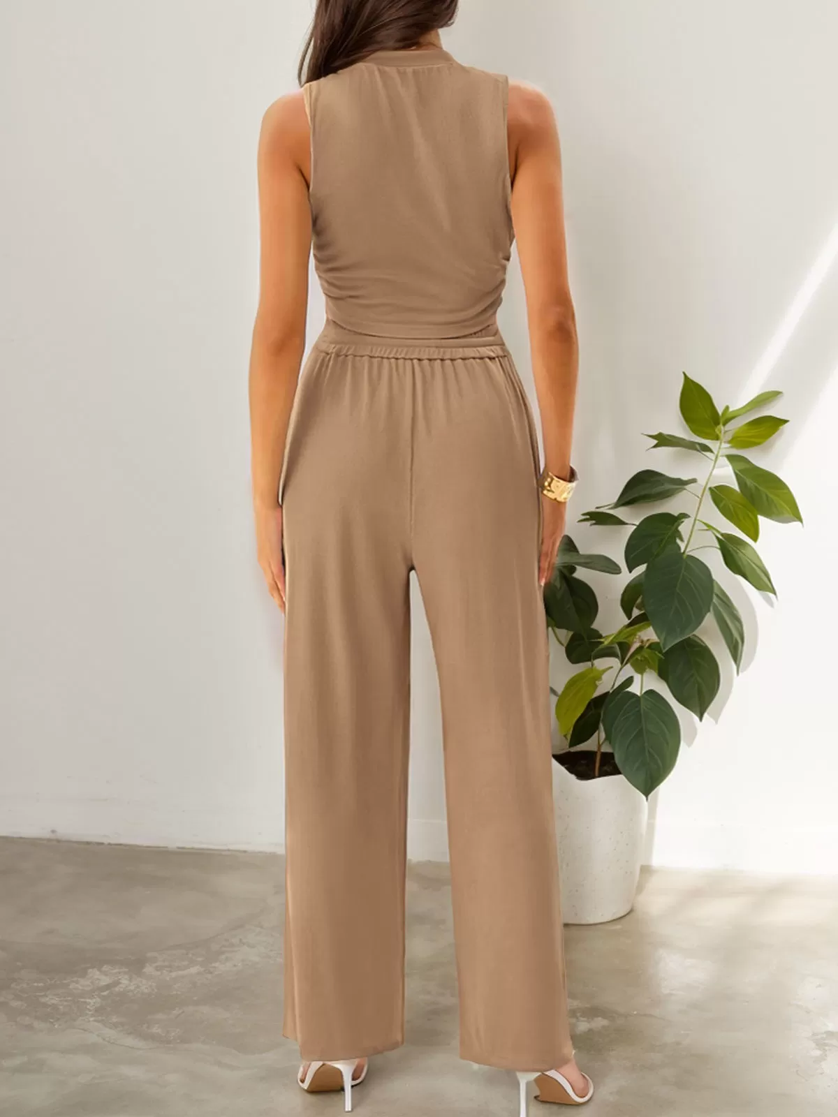 Solid Knitted Tank & Solid Knitted Pants, 2 of 4