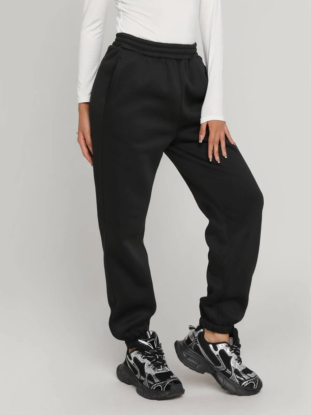 Solid Pocket High Rise Pants, 5 of 6