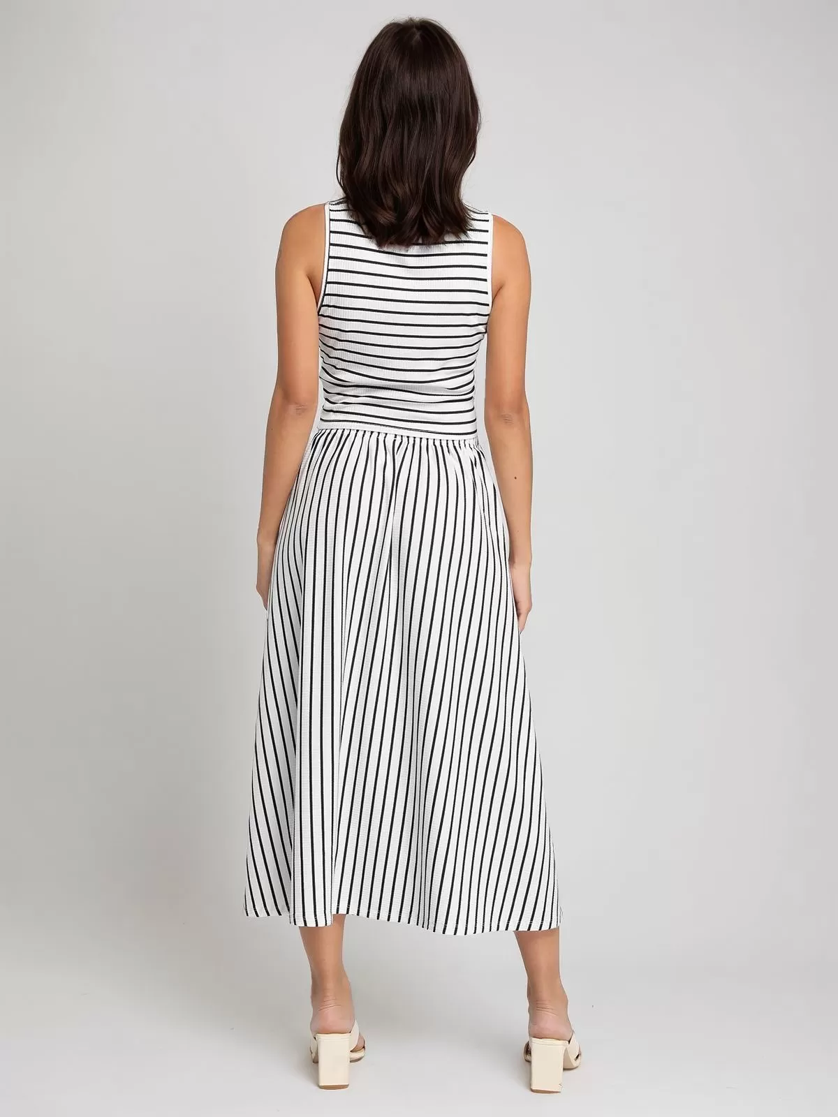Striped Round Neck Tank & Striped Skirt, 2 of 6