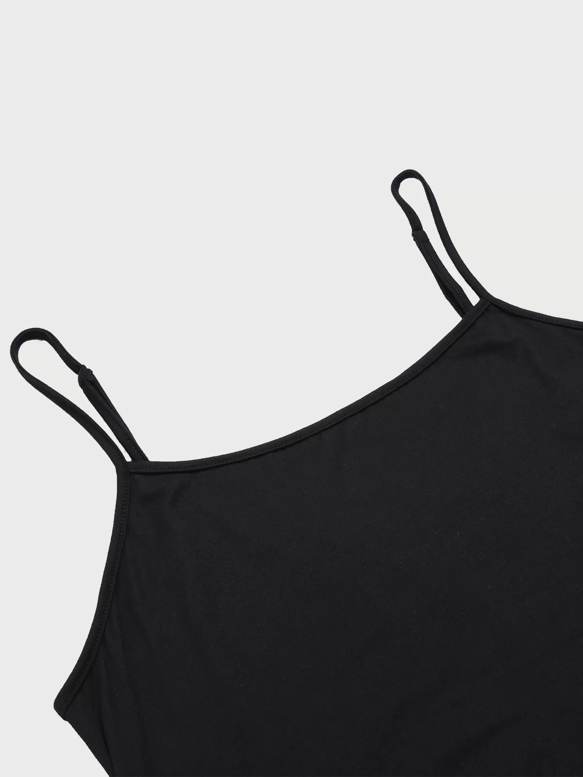 Plus Size Solid Spaghetti Strap Trumpet Dress, 4 of 6