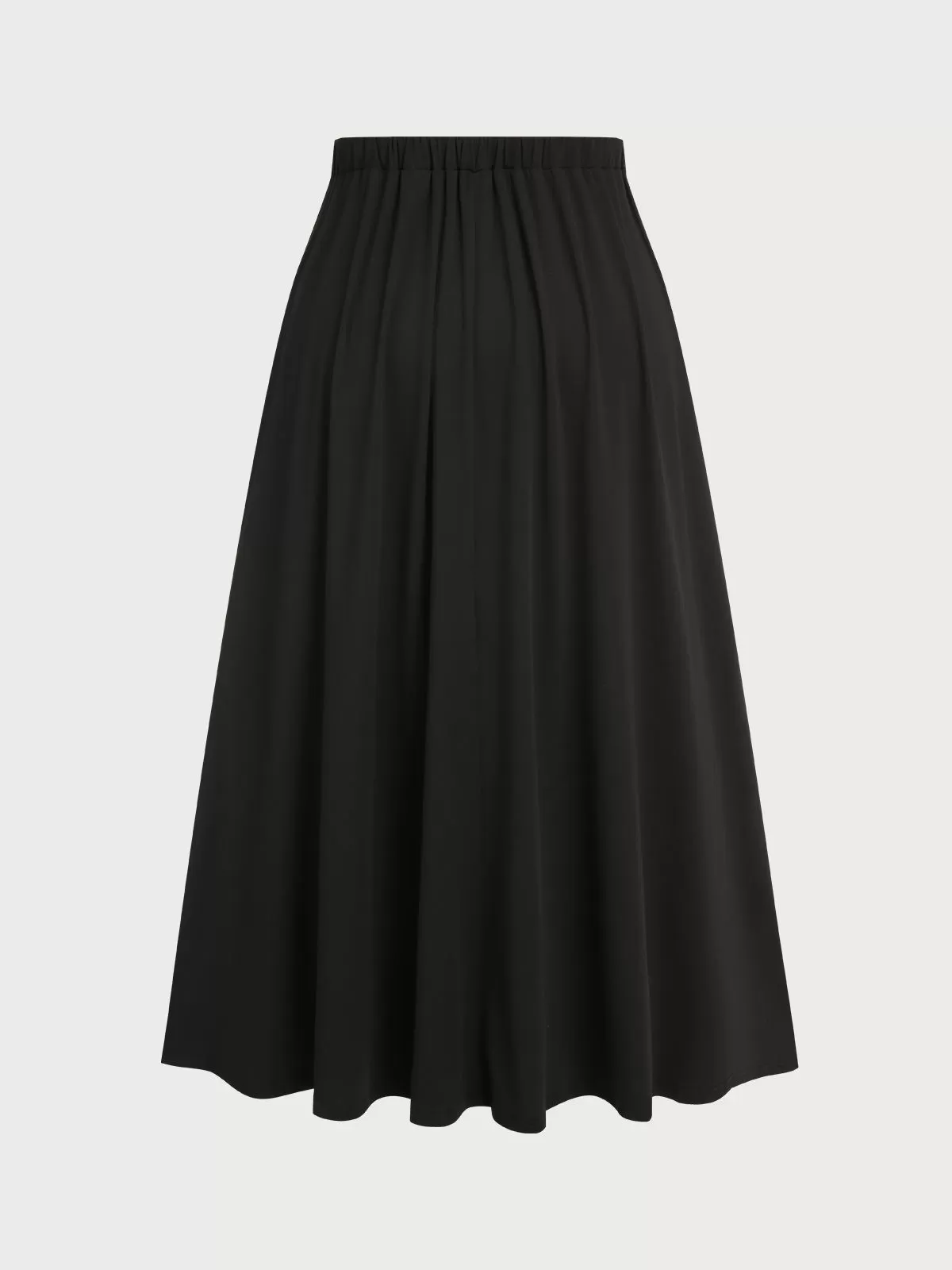 Plus Size Solid High Rise Skirt, 3 of 6