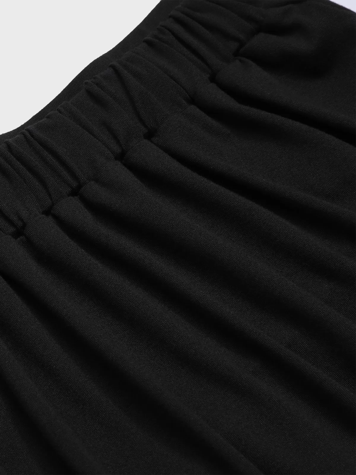 Plus Size Solid High Rise Skirt, 4 of 6