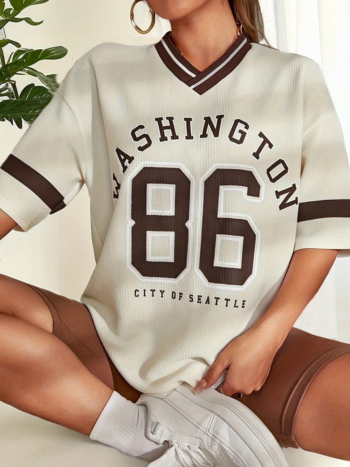 Graphic Round Neck T-shirt, 5 of 5