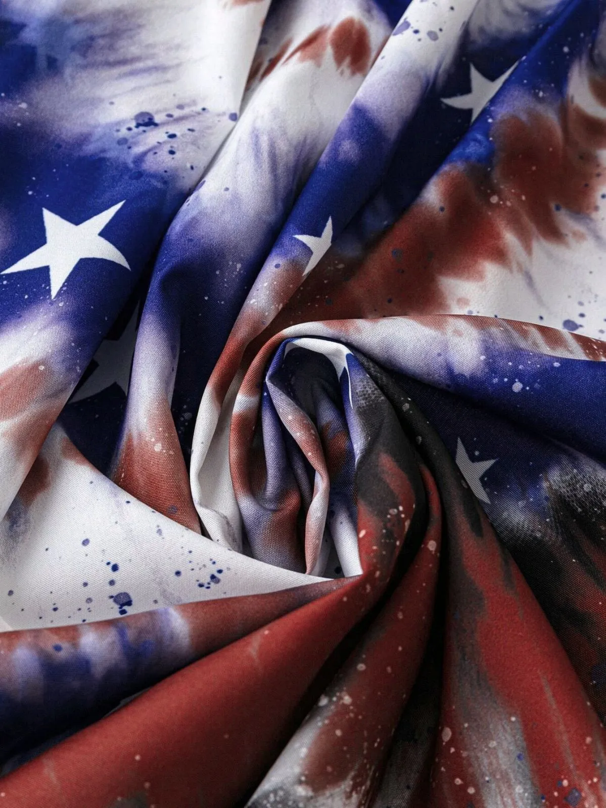 Plus Size Tie Dye Spaghetti Strap Tank, 5 of 5