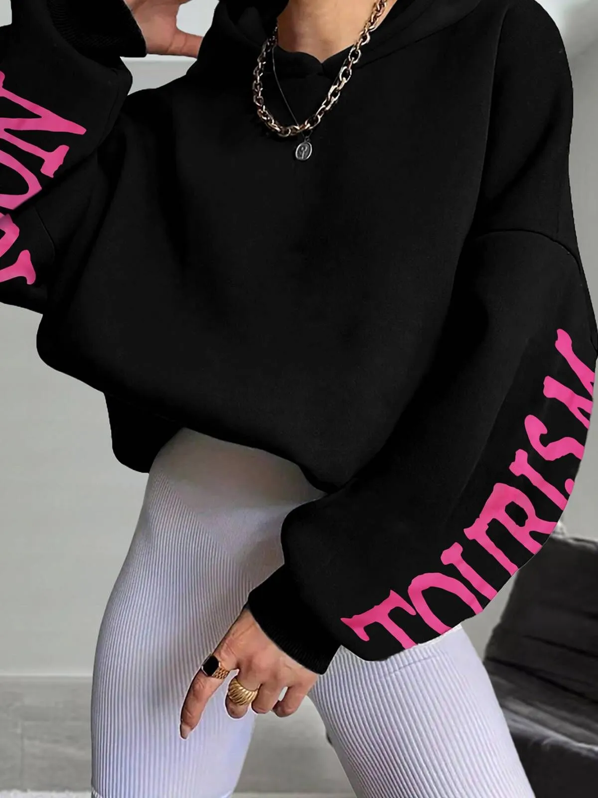 Graphic Round Neck Sweatshirt, 2 of 5