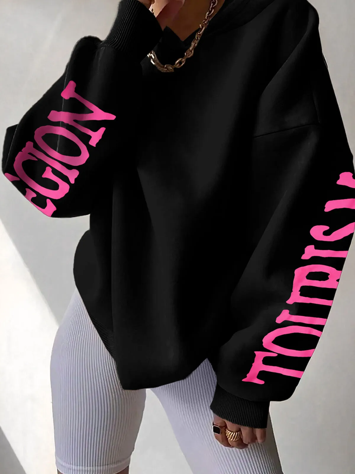 Graphic Round Neck Sweatshirt, 4 of 5