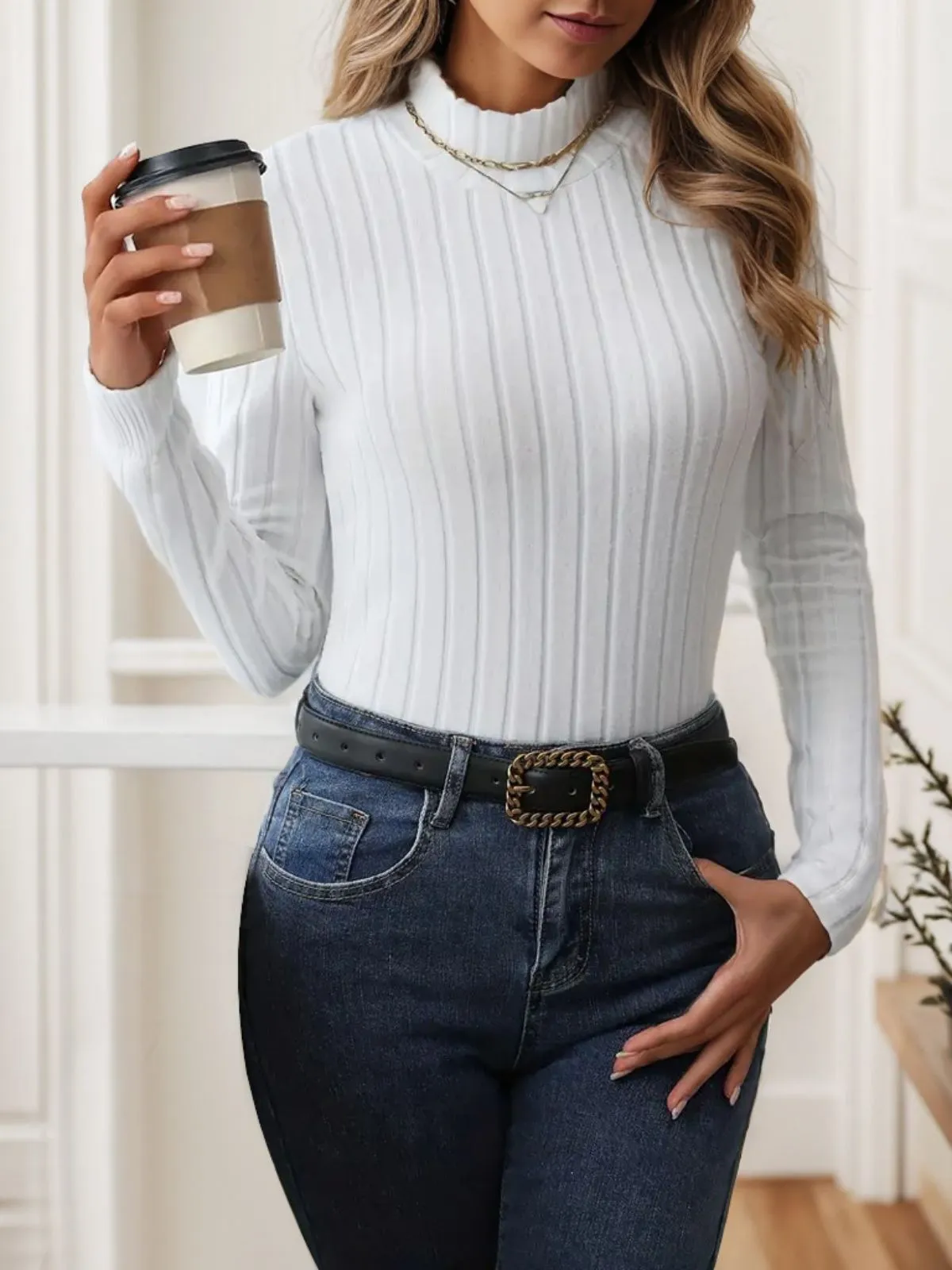 High Neck T-shirt, 3 of 6