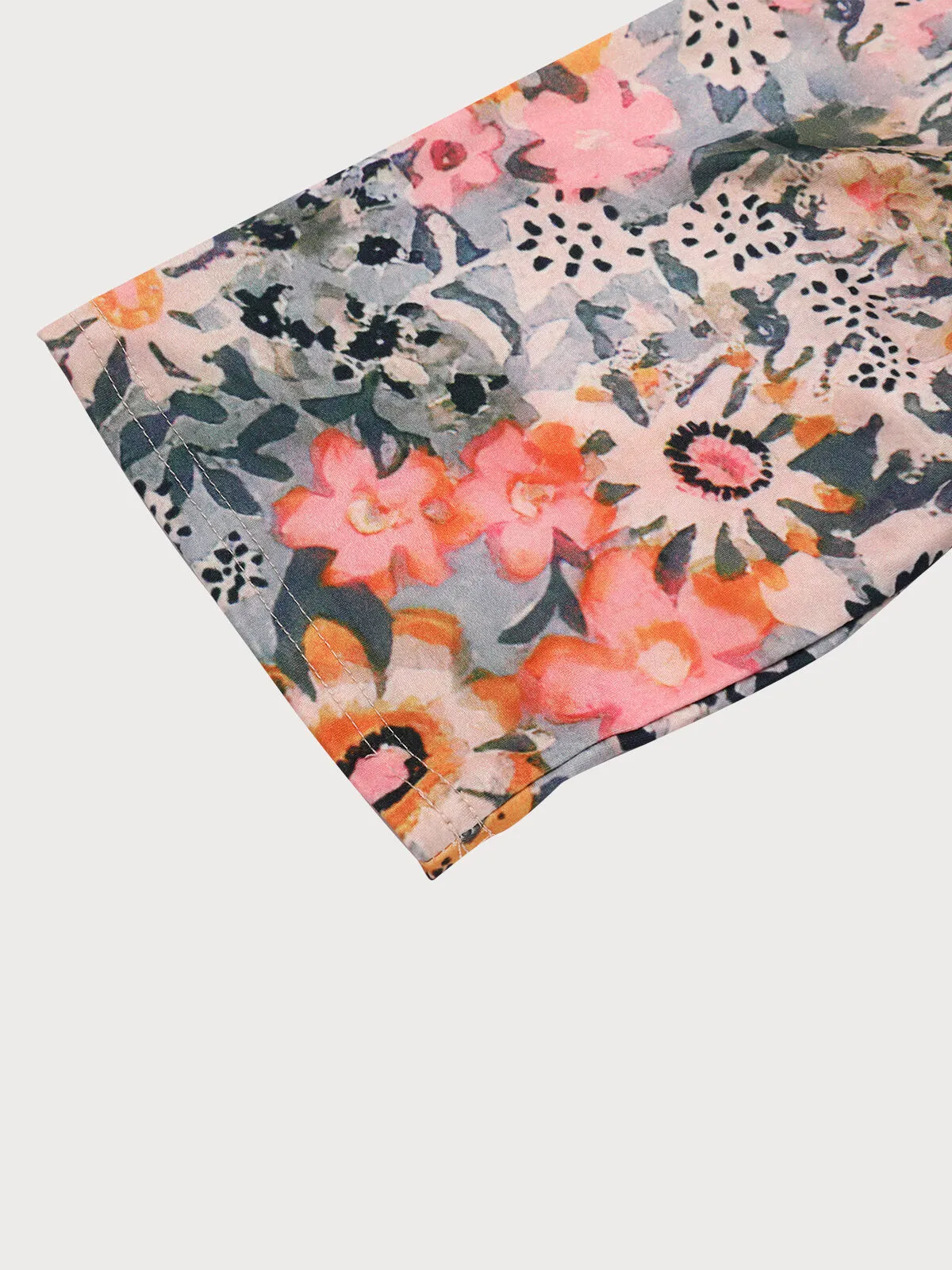 Plus Size Graphic Round Neck Regular Sleeve A-line Dress, 5 of 6