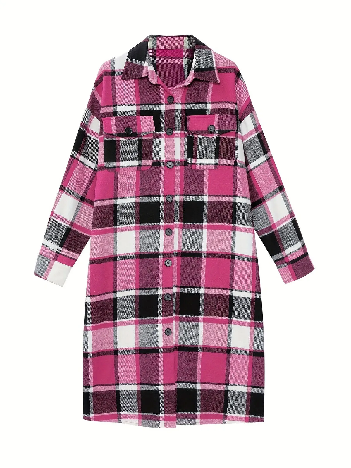 Scottish Plaid Lapel Regular Coat, 2 of 5