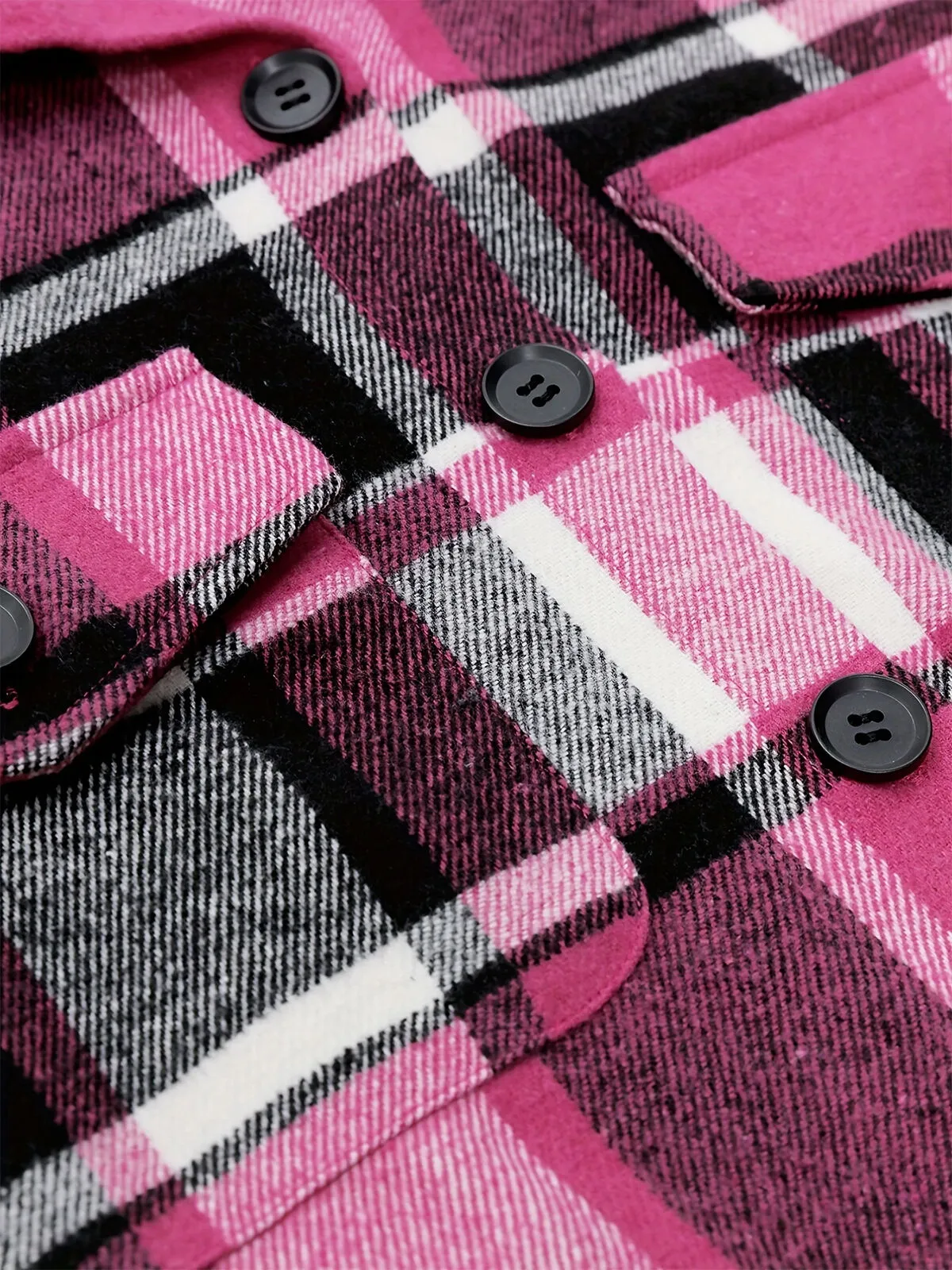 Scottish Plaid Lapel Regular Coat, 5 of 5