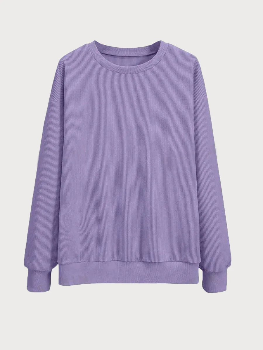 Plus Size Long Sleeve Fabric Sweatshirt, 2 of 3