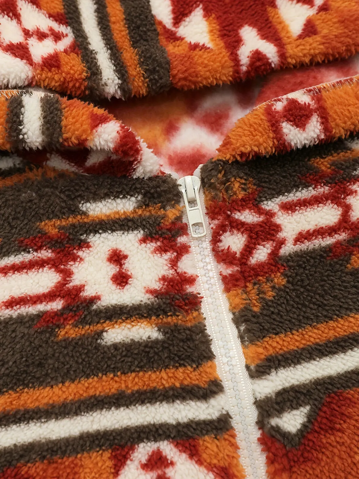 Graphic Hooded Regular Sleeve Coat, 4 of 6