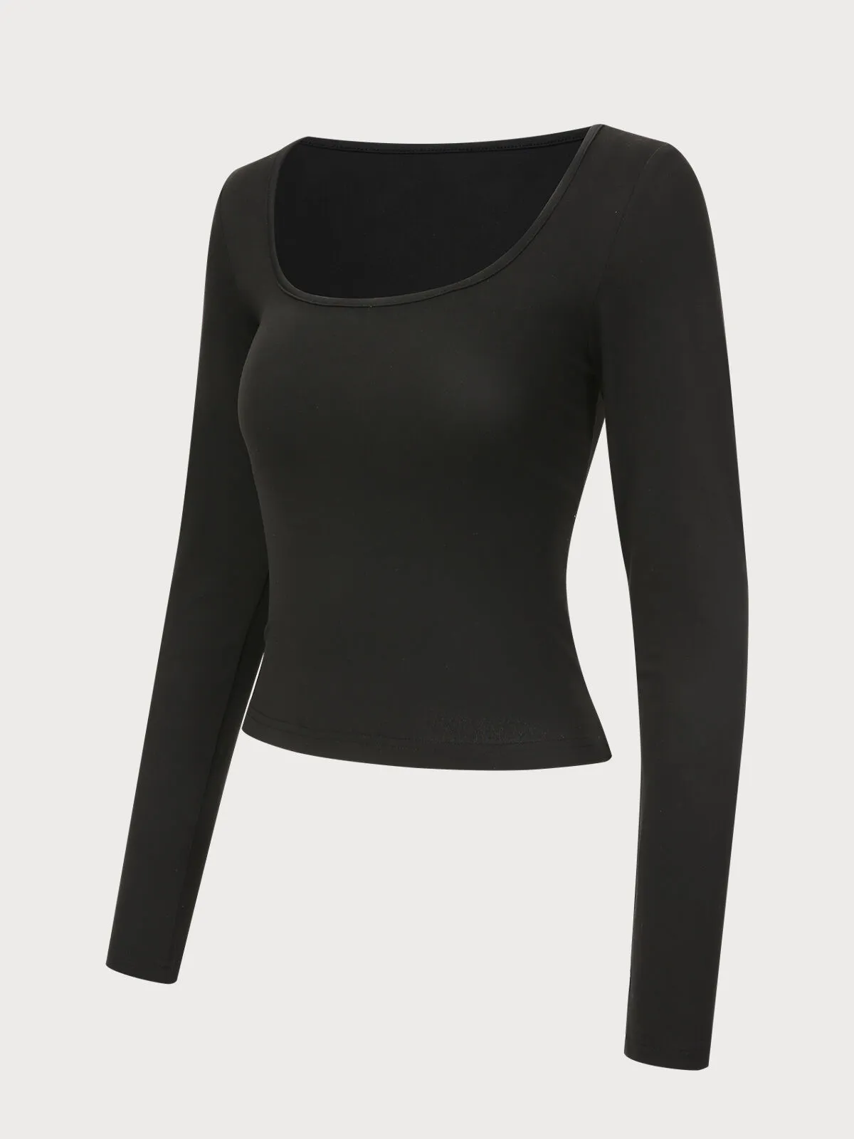 Solid Round Neck Regular Blouse, 2 of 6