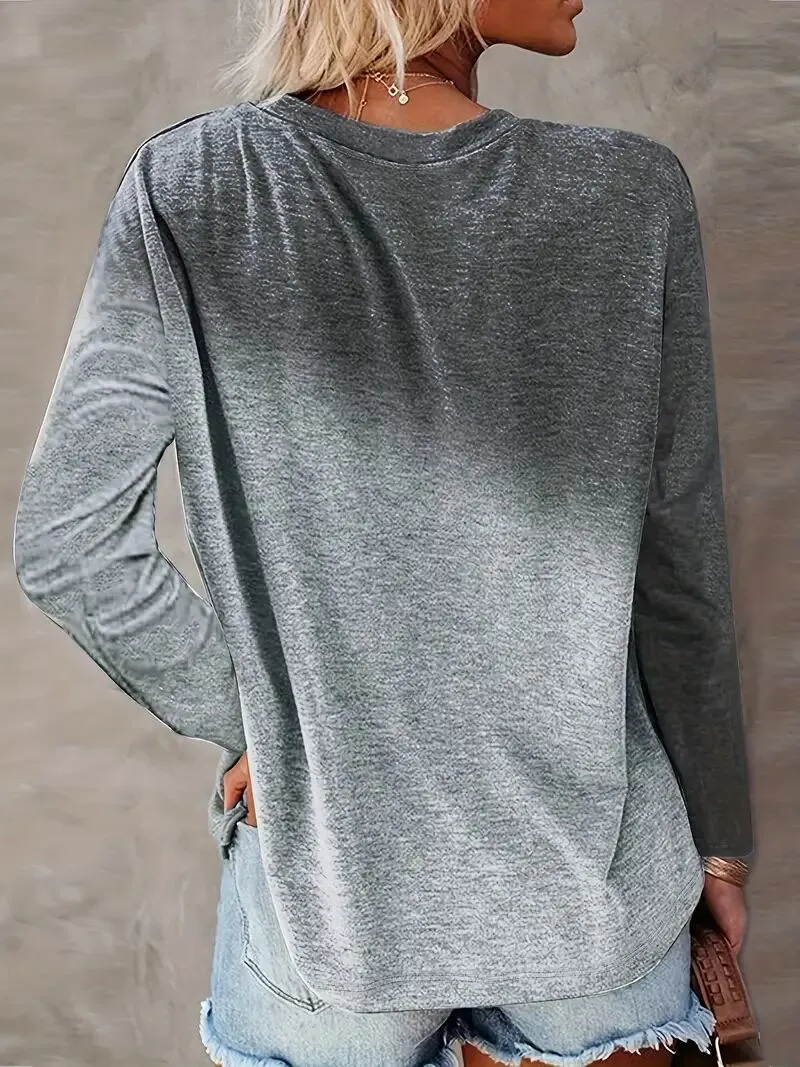 Letter Round Neck T-shirt, 2 of 3