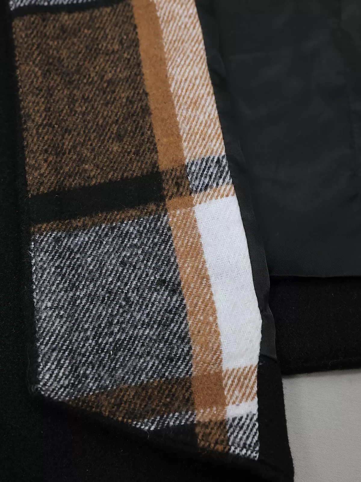 Scottish Plaid Lapel Regular Sleeve Coat, 8 of 8