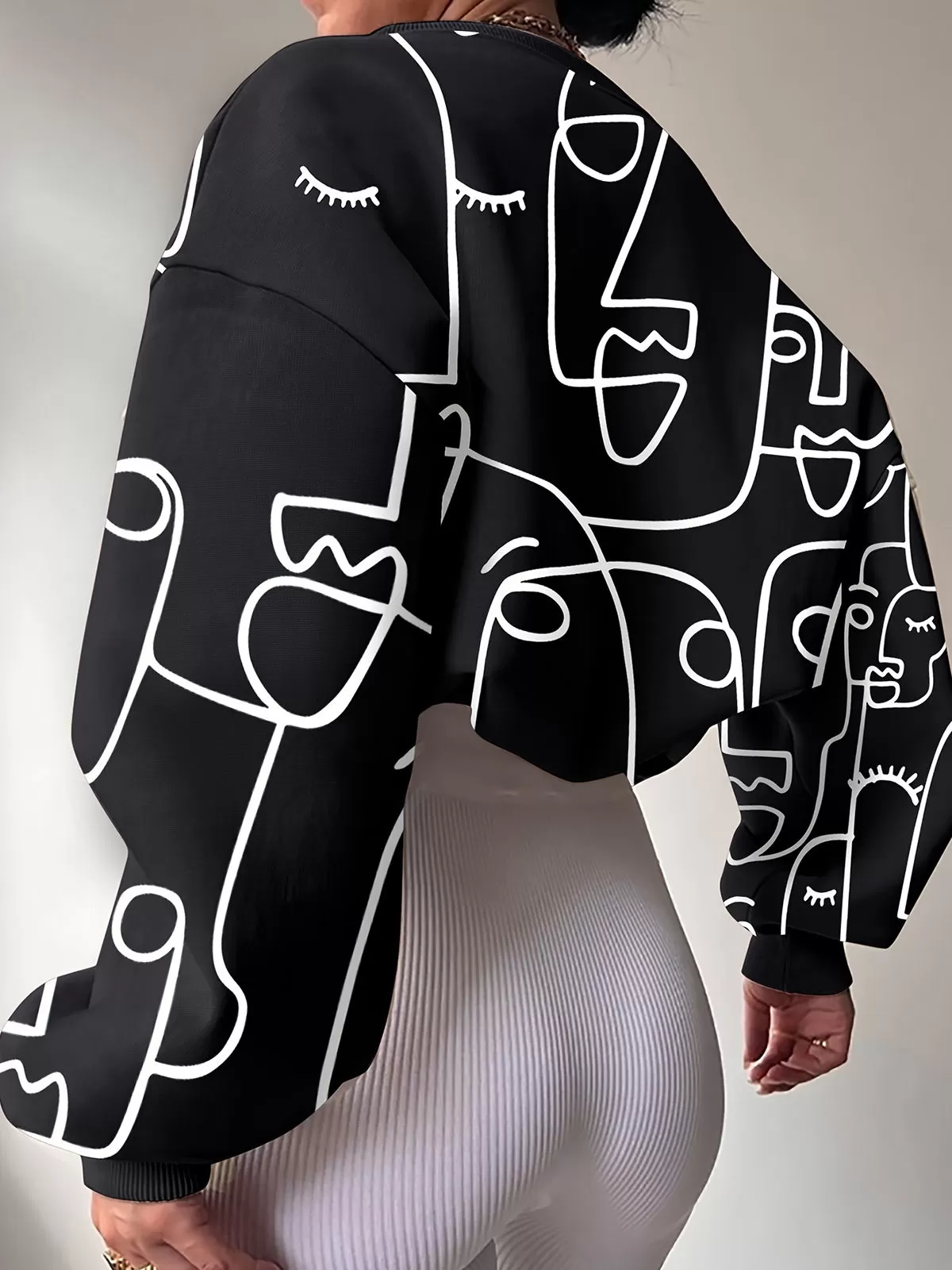 Graphic Round Neck Sweatshirt, 2 of 6