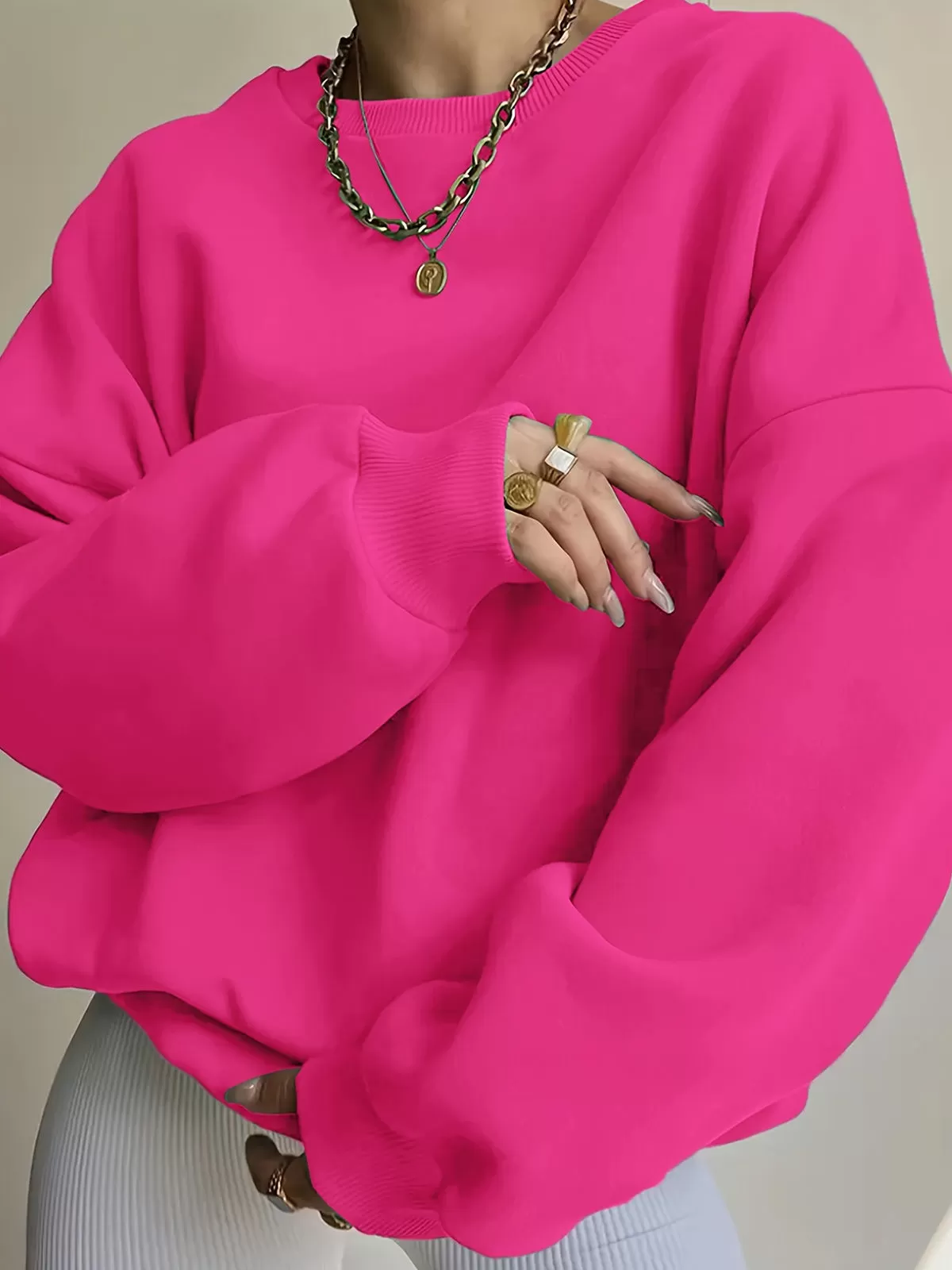 Graphic Round Neck Sweatshirt, 3 of 5