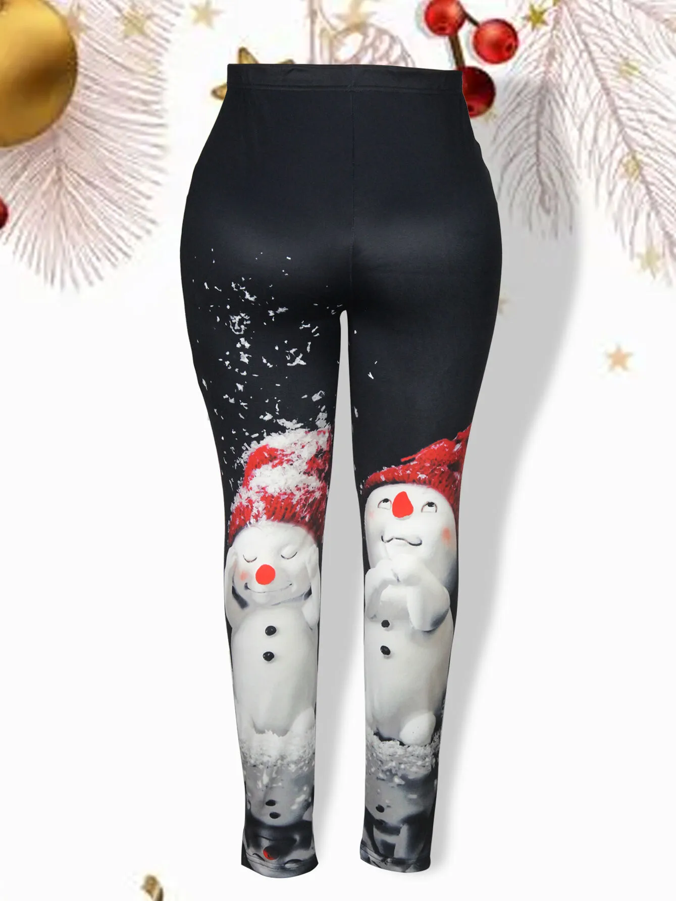 Plus Size Graphic High Rise Pants, 2 of 4