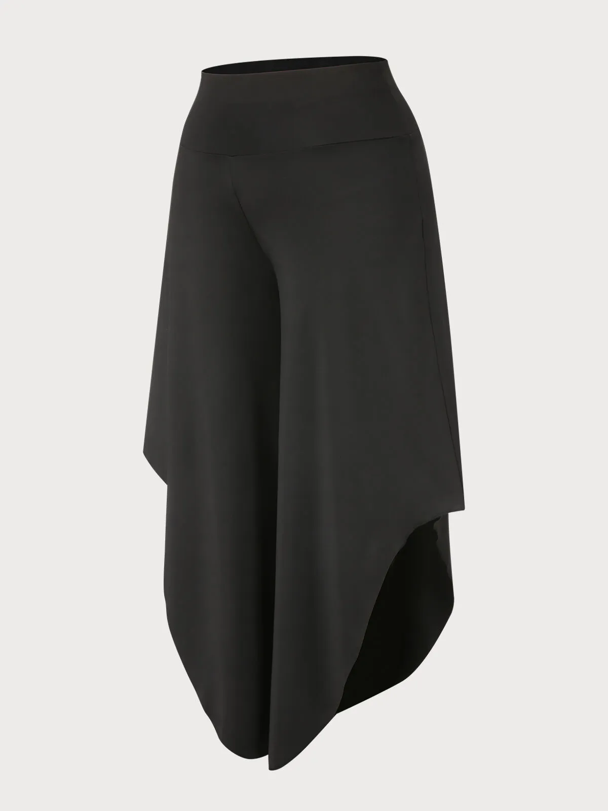 Plus Size Solid High Rise Pants, 2 of 6