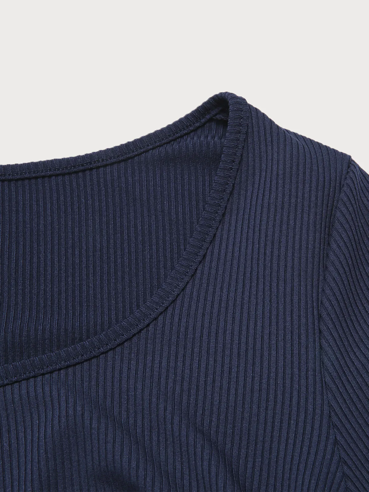 Solid Wrinkle Round Neck Regular Shirts, 4 of 6