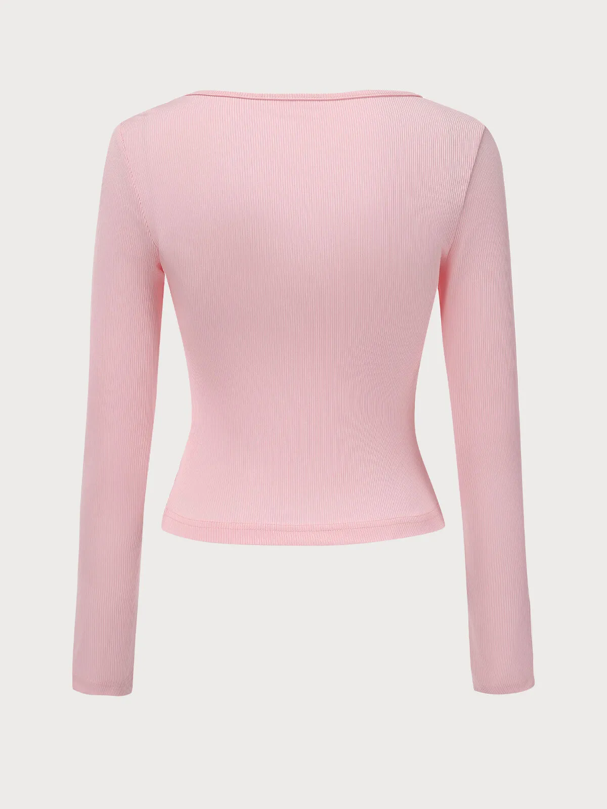 Solid Wrinkle Square Neck Blouse, 3 of 6