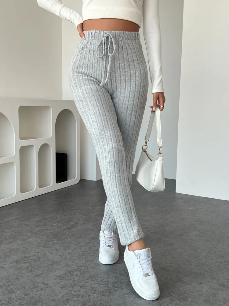 Solid Knot Medium Rise Skinny Pants, 4 of 6