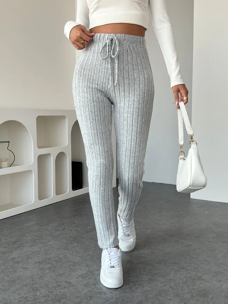 Solid Knot Medium Rise Skinny Pants, 5 of 6