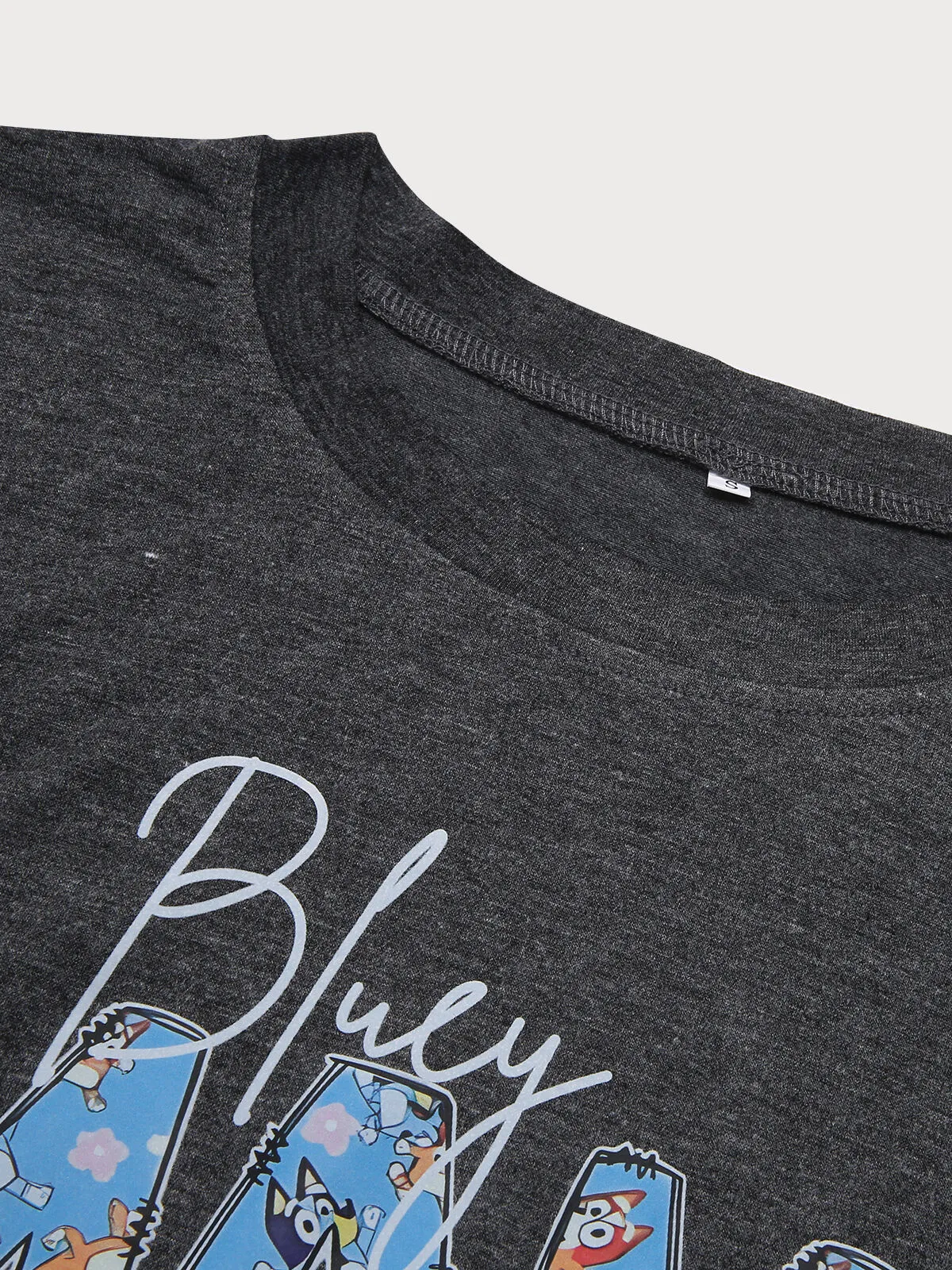 MAMA Letter Graphic Round Neck T-shirt, 5 of 8