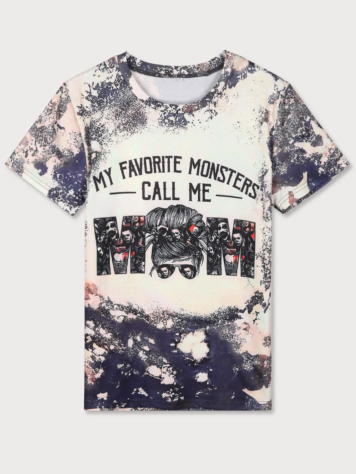 Call Me Slogan Chevron Round Neck T-shirt, 2 of 6