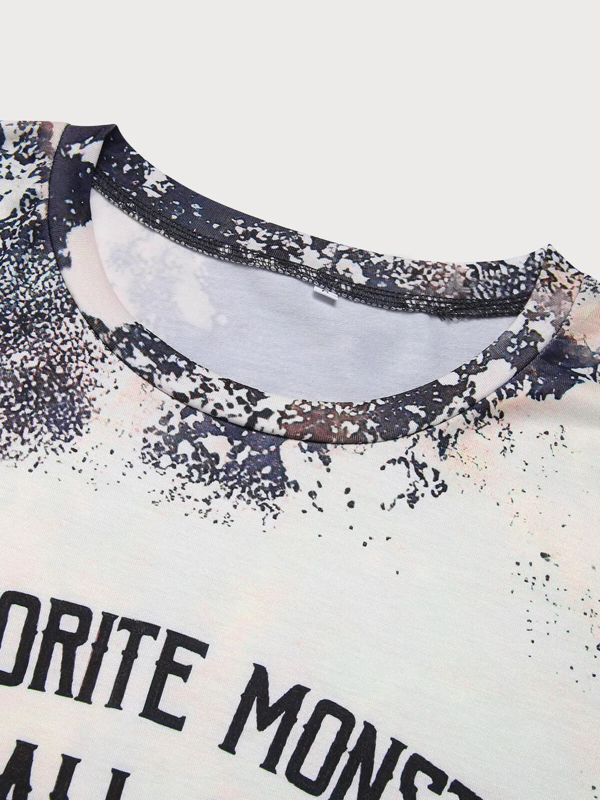 Call Me Slogan Chevron Round Neck T-shirt, 4 of 6