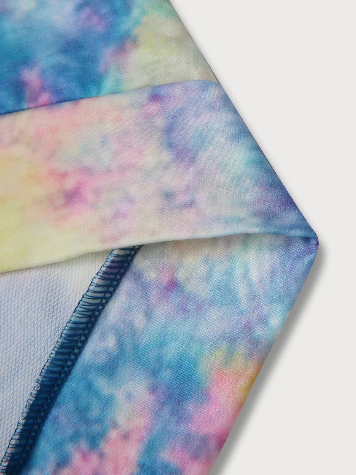 Tie-Dye Print Crew Neck Pullover Fall Outfit Sweatshirt, 7 of 8