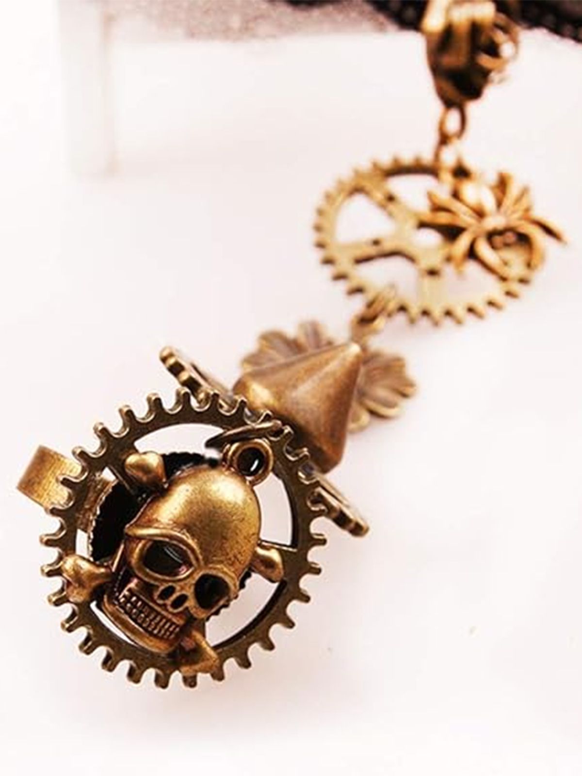 Retro Halloween Gear Steampunk Bracelet , 4 of 9