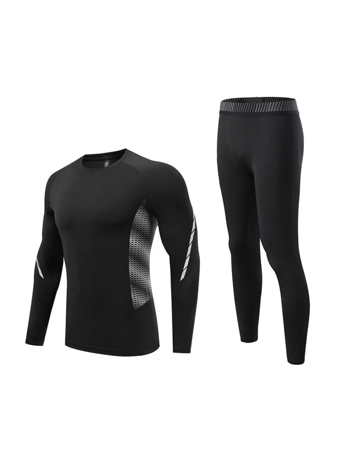 Geometric T-shirt & Solid Leggings, 1 of 6