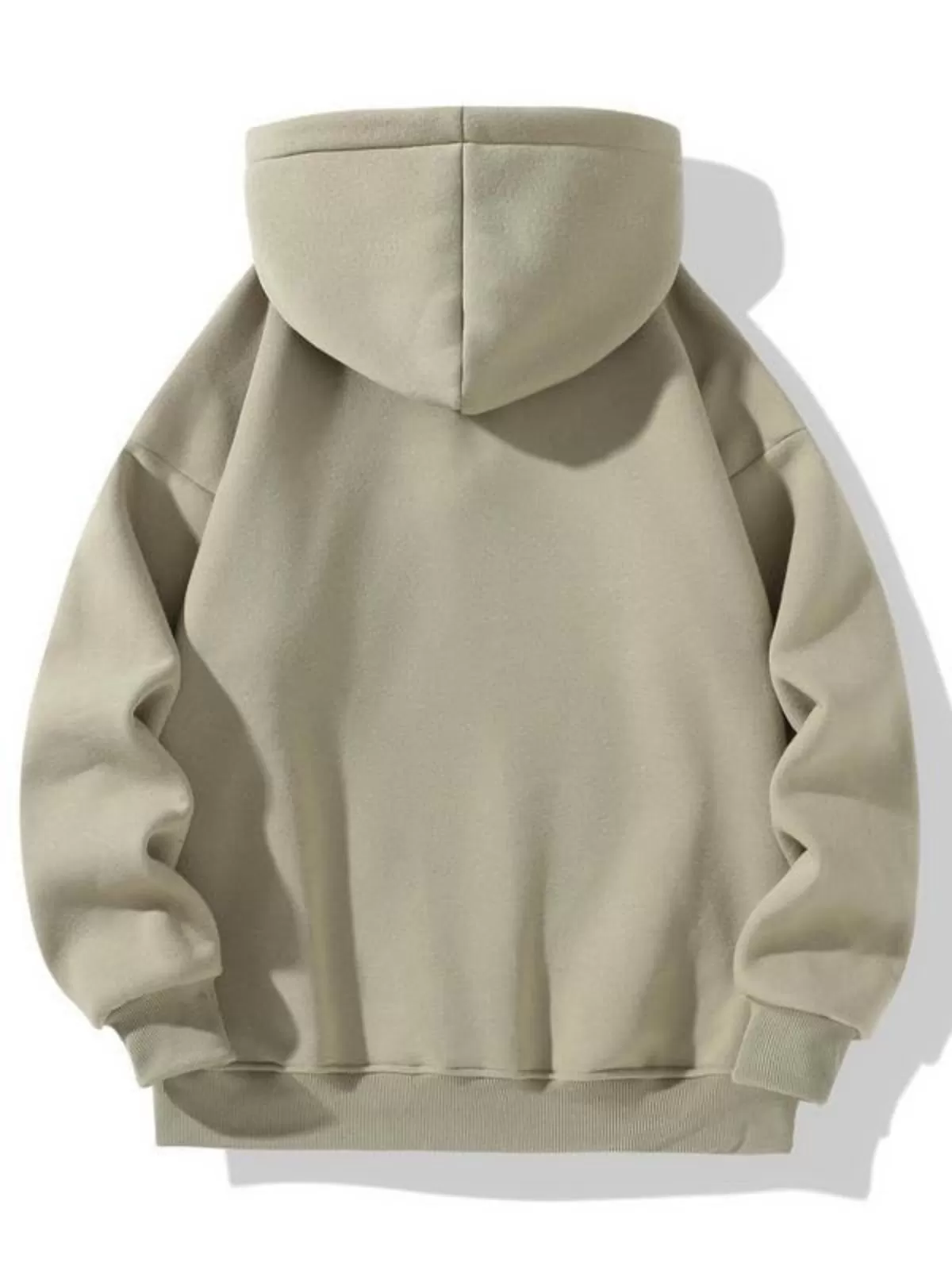 Solid Casual Classic Zipper Hooded Hoodie, 2 of 2