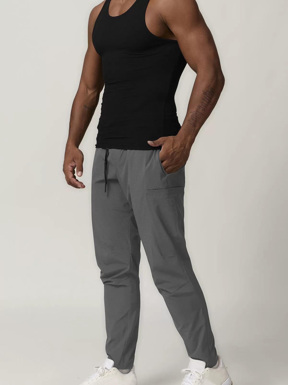 Casual Pocket Medium Rise Lightweight and Comfortable Pants, 7 of 7