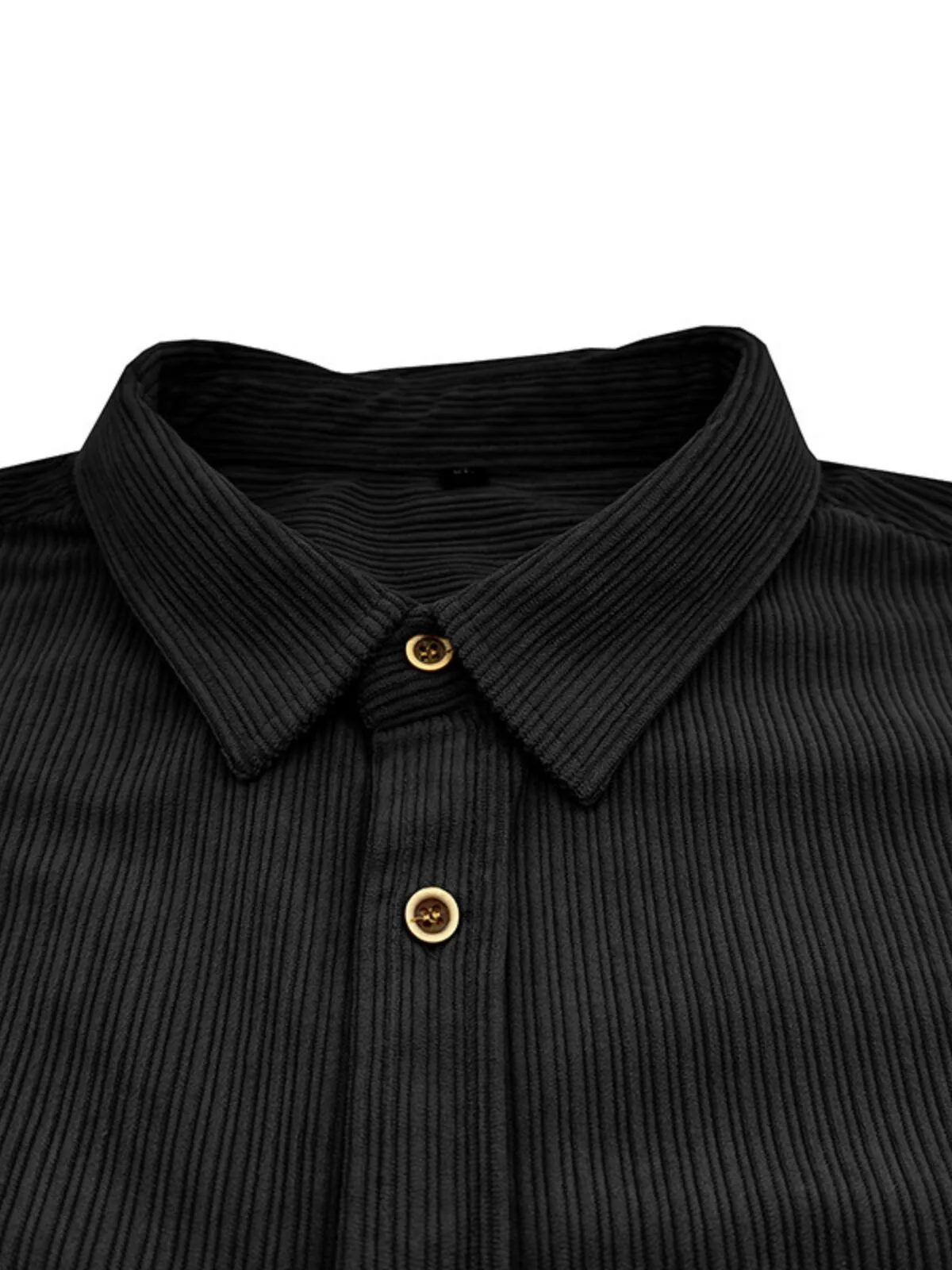 Casual Solid Lapel Button up Shirt, 5 of 5