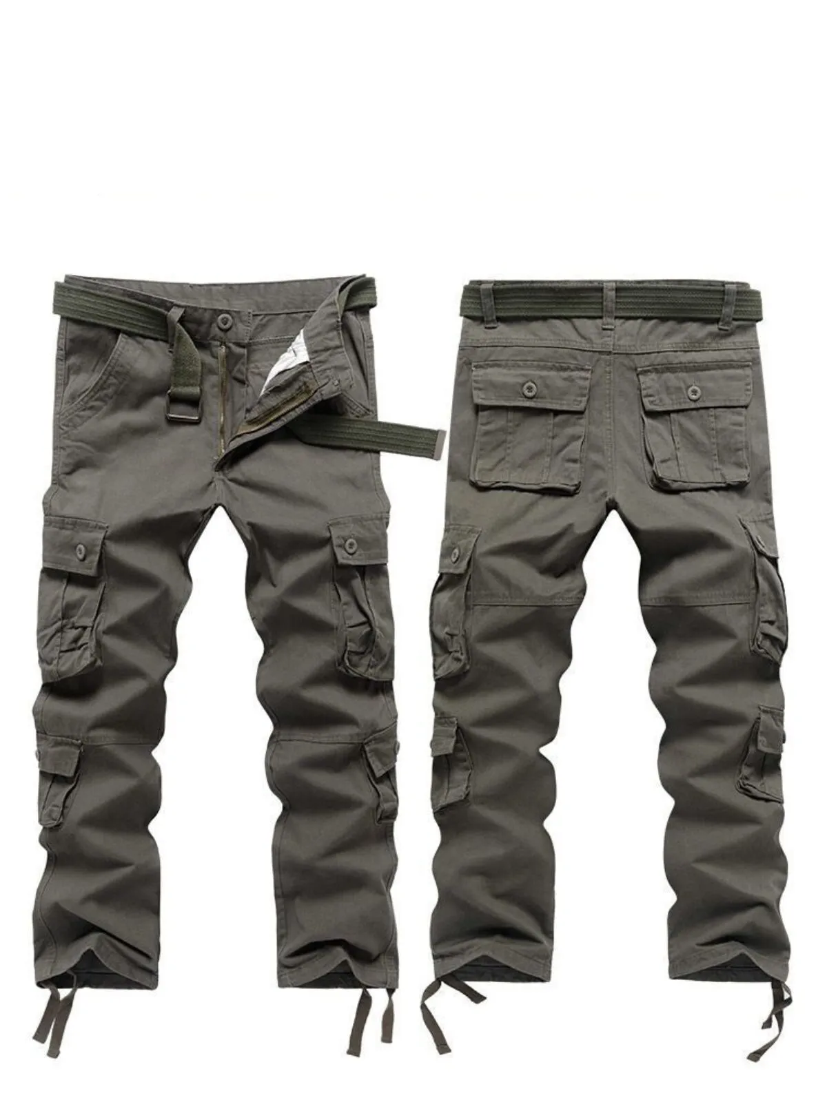 Men's Cargo Pants Durable Lightweight Athletic Multi-Pockets Tactical Outdoor Military Army Trousers, 5 of 6