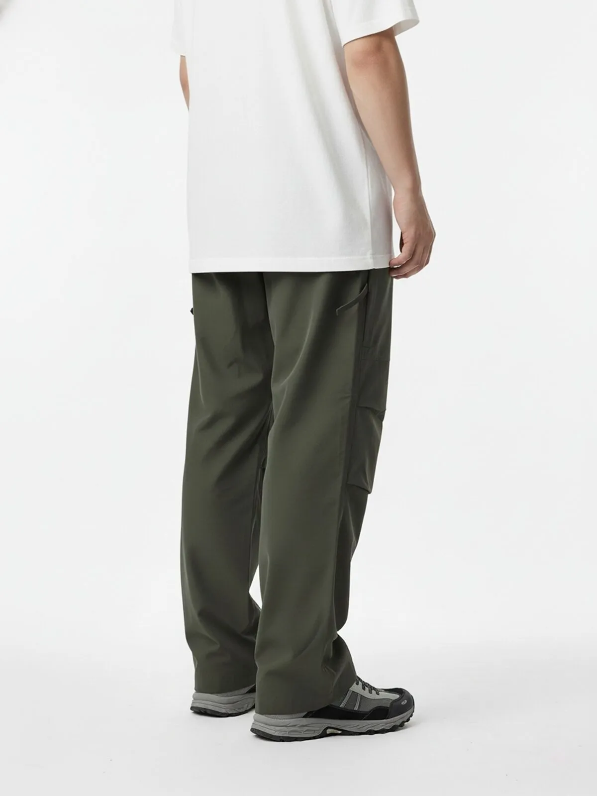 Men's Cargo Pants Workwear Casual Multi-Pocket Abrasion-Resistant Combat Pants for Hiking, 2 of 5